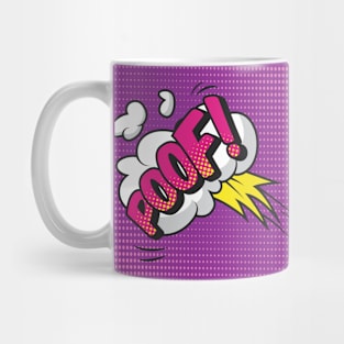 Poof! comic mask Mug